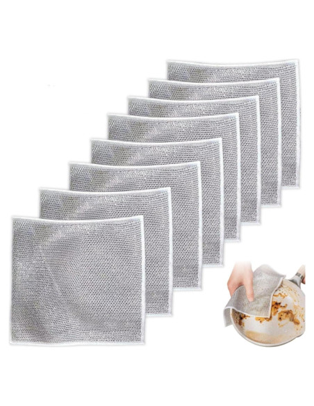 Trapos de Lavado de Platos Sopurrrdy - 3 Piezas Sin Rayones