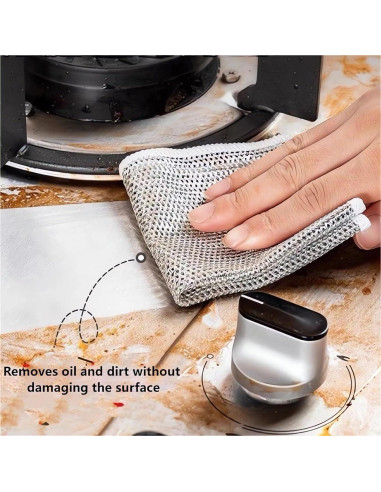 Trapos de Lavado de Platos Sopurrrdy - 3 Piezas Sin Rayones