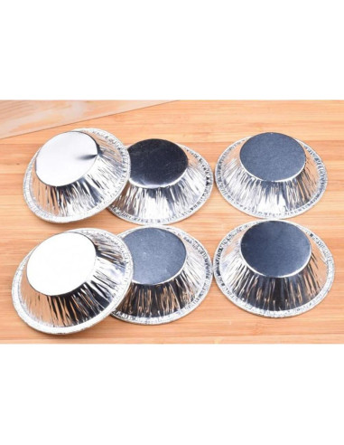 Paquete de 500 Moldes de Tartas de Aluminio Cabilock 7.1 cm