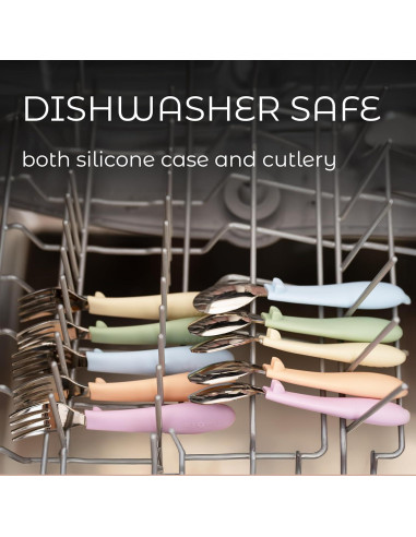 Juego de Utensilios para Niños ASOMIC Acero Inoxidable 316