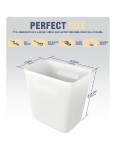 Soporte magnético para cuchara de hielo Neepanda - Grande 14x9x15 cm 2