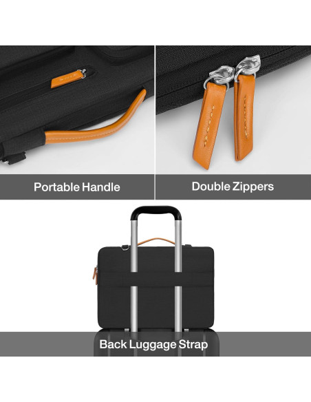 Bolsa Protectora para Laptop MOSISO 16" Negra con Bandolera