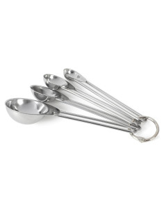 Juego de Cucharas Medidoras Acero Inoxidable Martha Stewart 4 Piezas