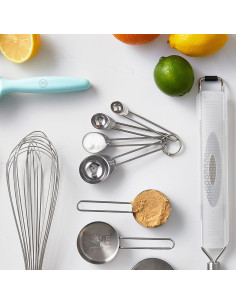 Juego de Cucharas Medidoras Acero Inoxidable Martha Stewart 4 Piezas 2