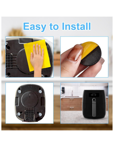 Paquete de 12 Deslizadores Autoadhesivos TUYUU para Electrodomésticos