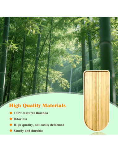 Bandeja Deslizante de Bambú DOMELIFE para Máquinas de Slushie