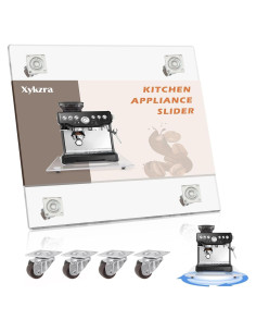 Bandeja Deslizante Acrílica Xykzra 33x36 cm para Cafetera