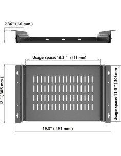 Estante Deslizante para Laptop Jingcheng 41.4 cm Metal Ventilado 2
