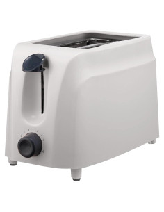 Tostadora Brentwood TS-260W 2 Rebanadas Blanca Cool Touch