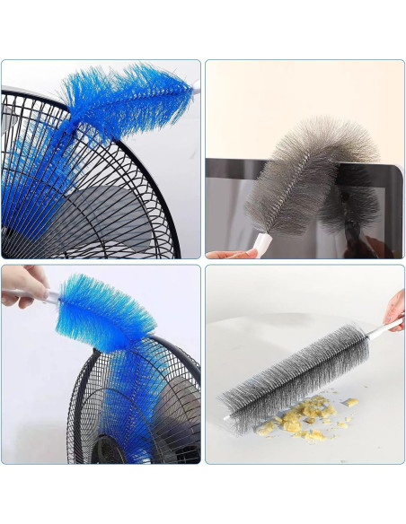 Juego de 4 Cepillos Limpiadores de Ventilador PENGJINYU