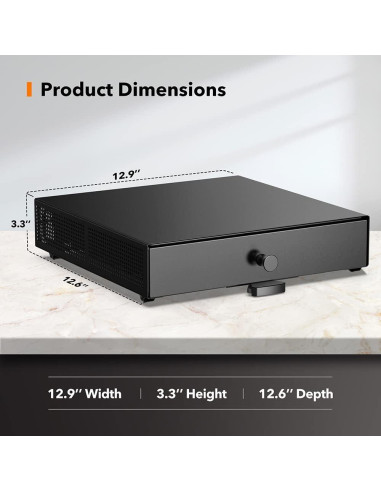 Soporte Deslizante para K Cup Goldlion - Organizador Negro 36 Cápsulas