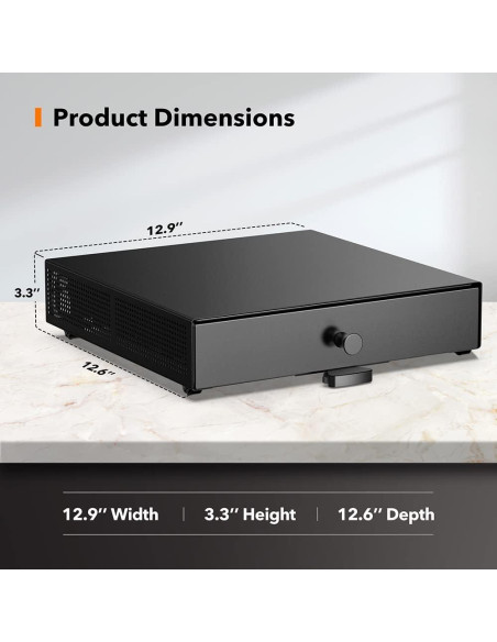 Soporte Deslizante para K Cup Goldlion - Organizador Negro 36 Cápsulas