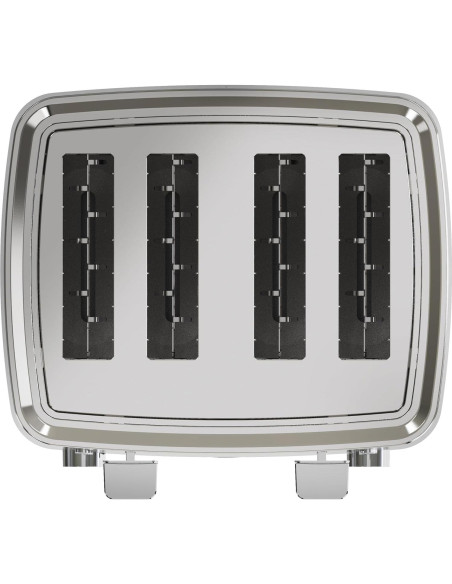 Tostadora GE 4 Rebanadas Blanca | Ranuras Anchas y 7 Configuraciones