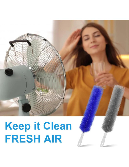 Juego de 4 Cepillos Limpiadores de Ventilador PENGJINYU