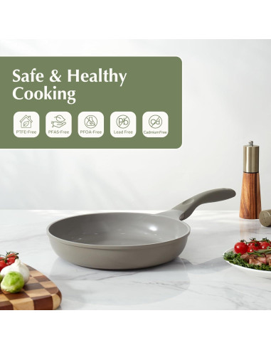 Sartén Antiadherente Redchef 24 cm Cerámica Libre de Tóxicos