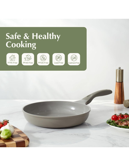 Sartén Antiadherente Redchef 24 cm Cerámica Libre de Tóxicos