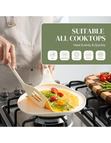 Sartén Antiadherente Redchef 24 cm Cerámica Libre de Tóxicos