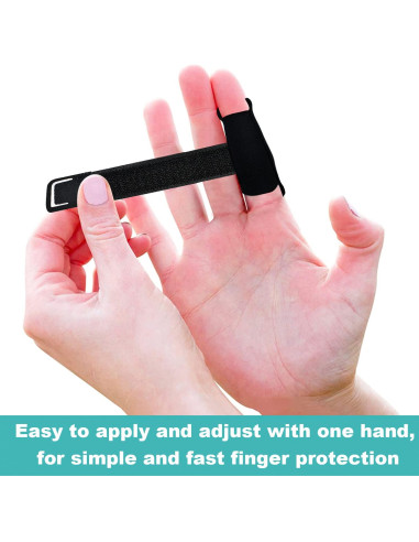 Férula para dedos VHOPMORE tamaño M - Soporte para lesiones deportivas