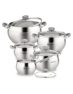 Juego de Utensilios de Cocina Daniks 10 Piezas Acero Inoxidable