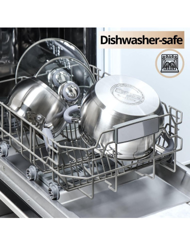 Juego de Utensilios de Cocina Daniks 10 Piezas Acero Inoxidable