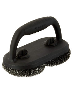 Cepillo de Parrilla Outset 76226 con Almohadillas de Malla