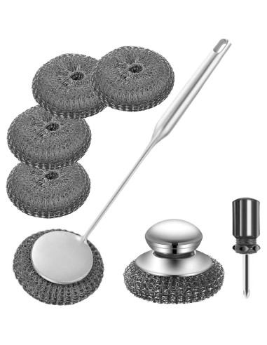 Esponja de Alambre de Acero Inoxidable ZQYSTT 9 Piezas