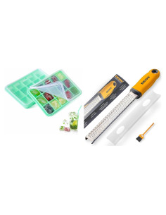 Bandeja de Hielo Deiss PRO con Tapa y Rallador de Queso