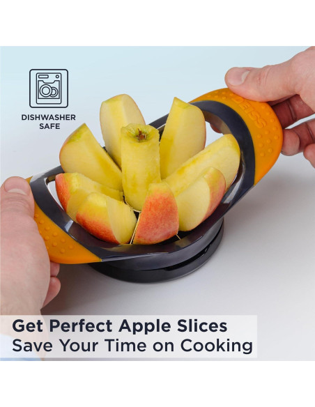 Prensador de Patatas Deiss PRO Acero Inoxidable 28 cm + Cortador de Manzanas