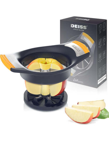 Cortador de Manzanas Deiss LUX 10.8 cm y Rallador de Queso