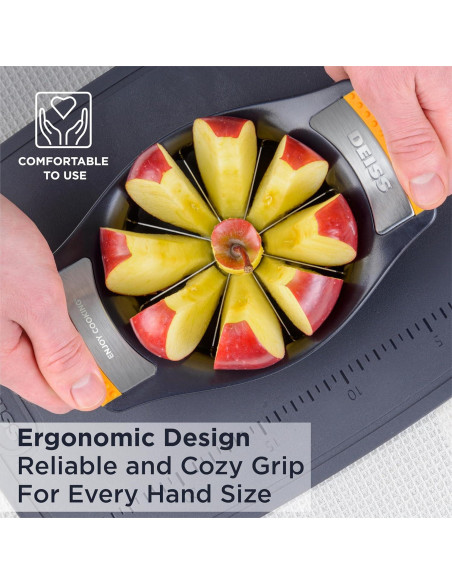 Cortador de Manzanas Deiss LUX 10.8 cm y Rallador de Queso