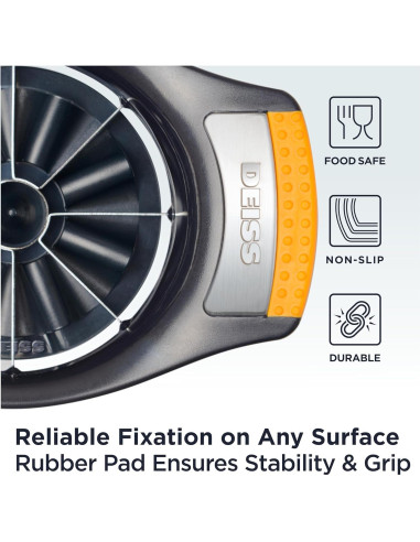 Cortador de Manzanas Deiss LUX 10.8 cm y Rallador de Queso