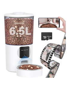 Comedero Automático GAHOGA 6.5L con Cámara 1080P y App