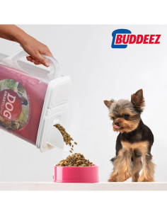 Contenedor de Almacenamiento de Comida para Mascotas Buddeez 7.57L 2