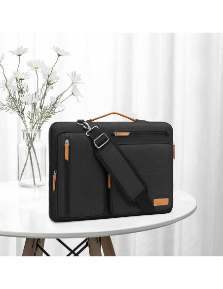 Bolsa Protectora para Laptop MOSISO 16" Negra con Bandolera