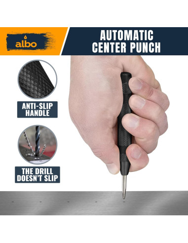 ALBO Punzón Automático de Centro 5" (12.7 cm) - 2 Pcs