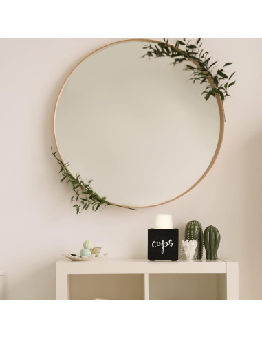 Dispensador de Tazas de Madera Yookeer - 2 Piezas 9.3 cm