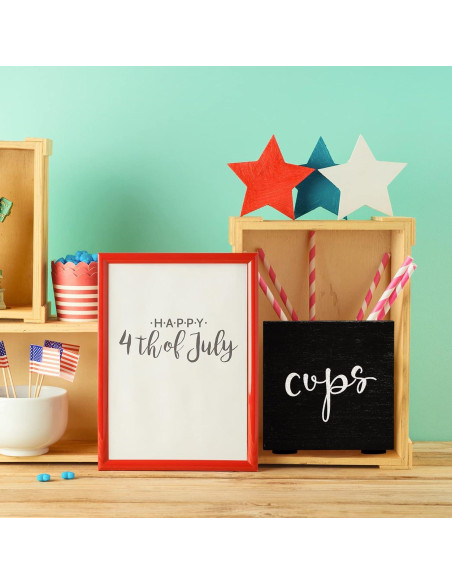 Dispensador de Tazas de Madera Yookeer - 2 Piezas 9.3 cm