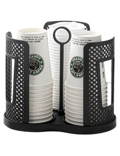 Dispensador de Tazas Rotatorio Atarvana 3 Compartimentos 22.5x19.5cm