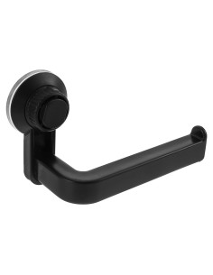 Soporte de Papel Higiénico Montado en Pared Operitacx Negro ABS