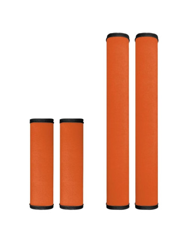 Cubiertas de Manijas de Refrigerador WXYUN Naranja Juego de 4