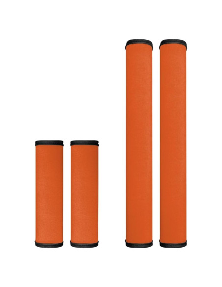 Cubiertas de Manijas de Refrigerador WXYUN Naranja Juego de 4