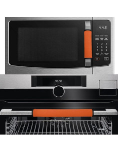 Cubiertas de Manijas de Refrigerador WXYUN Naranja Juego de 4 2