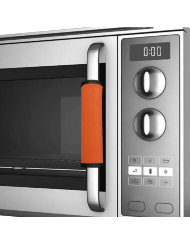 Cubiertas de Manijas de Refrigerador WXYUN Naranja Juego de 4