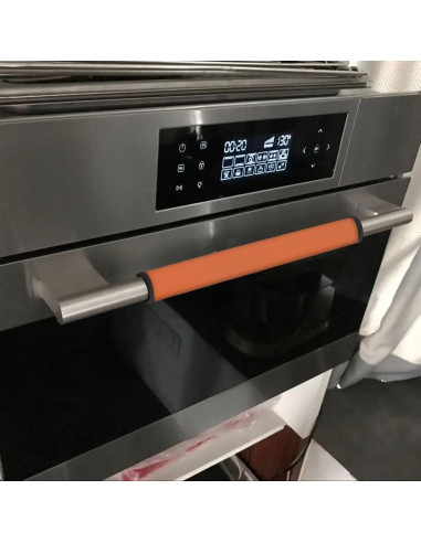 Cubiertas de Manijas de Refrigerador WXYUN Naranja Juego de 4