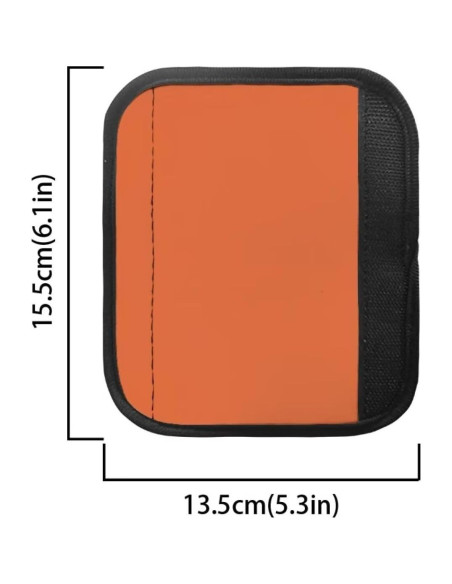Cubiertas de Manijas de Refrigerador WXYUN Naranja Juego de 4