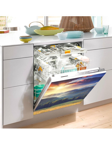 Cubierta Magnética para Lavavajillas BOENLE 58.42x66.04 cm Montañas