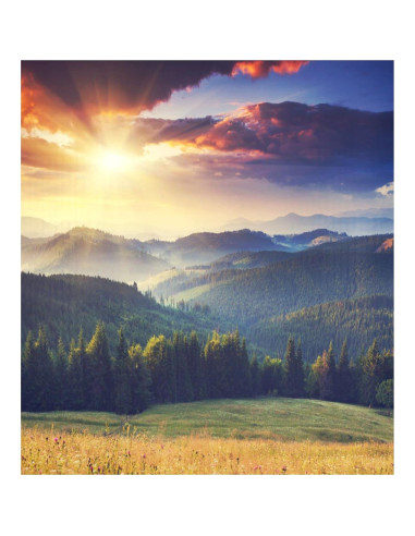 Cubierta Magnética para Lavavajillas BOENLE 58.42x66.04 cm Montañas