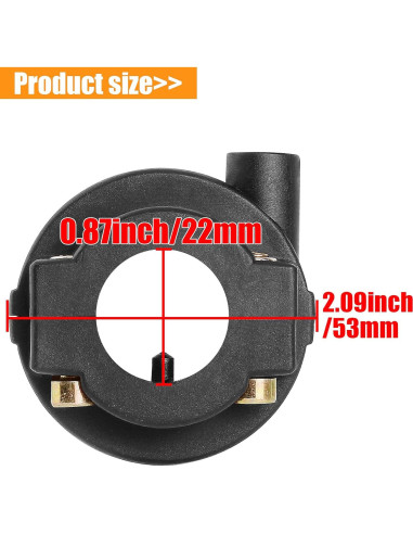 Carcasa Acelerador QAZAKY 2 Pcs 22mm para Motos 49cc-250cc