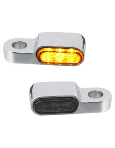 Señales de Giro LED NTHREEAUTO para Manillar de Motocicleta