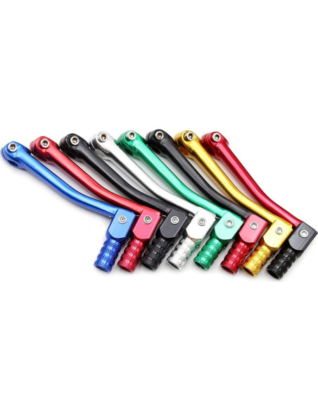 Palanca de Cambio Plegable PRO BAT de Aluminio Verde 155x57mm